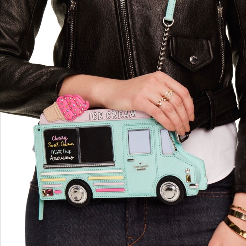 Kate Spade ♠️ Ice Cream Truck Crossbody Bag Flavor of the Month  Rare